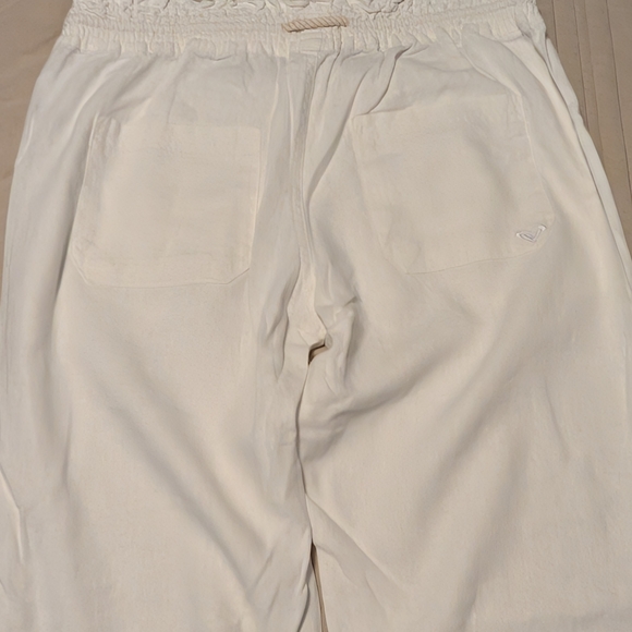 Roxy White Drawstring Pants - Picture 4 of 5